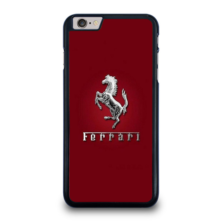 FERRARI LOGO SILVER EMBLEM iPhone 6 / 6S Plus Case Cover