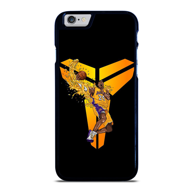 BLACK MAMBA LOGO KOBE BRYANT 24 LA LAKERS iPhone 6 / 6S Case Cover