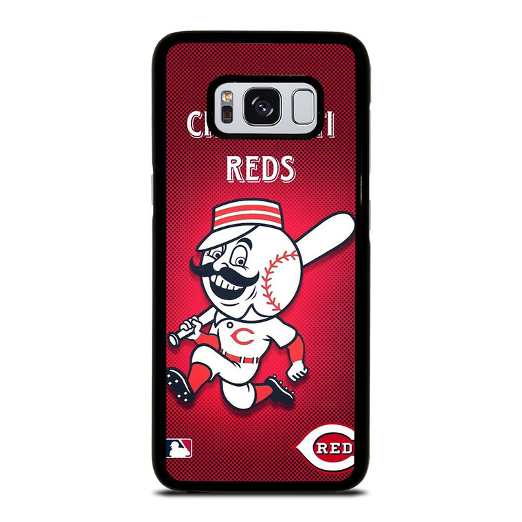 CINCINNATI REDS LOGO MLB BASEBALL TEAM MASCOT Samsung Galaxy S8 Case Cover