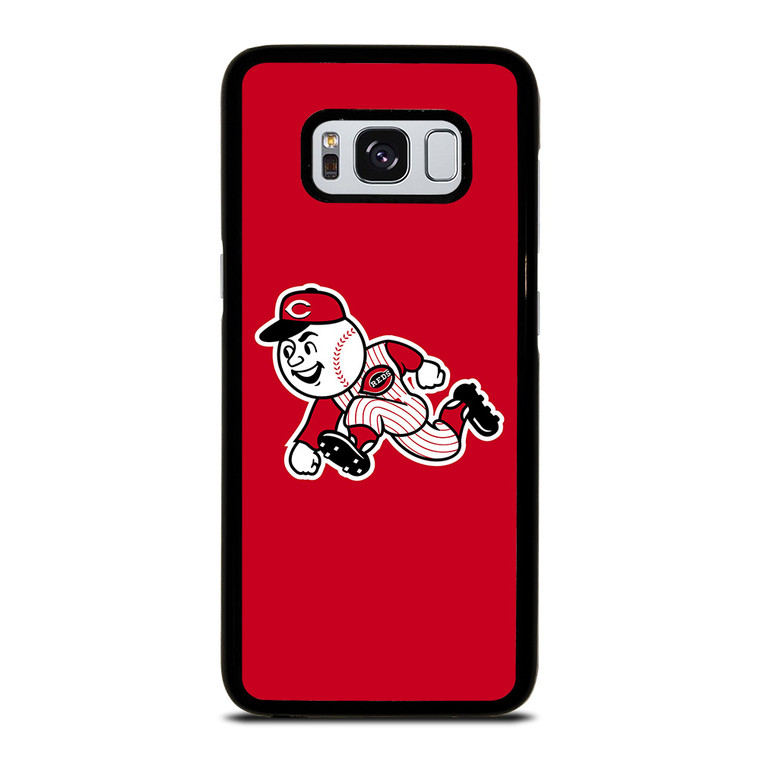 CINCINNATI REDS MASCOT MLB BASEBALL TEAM LOGO Samsung Galaxy S8 Case Cover