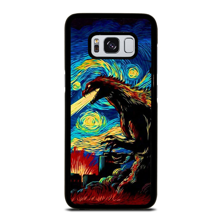 GODZILLA VAN GOGH ART Samsung Galaxy S8 Case Cover