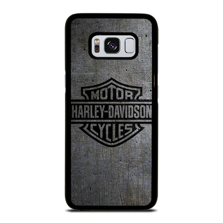 HARLEY DAVIDSON MOTORCYCLES COMPANY LOGO METAL Samsung Galaxy S8 Case Cover