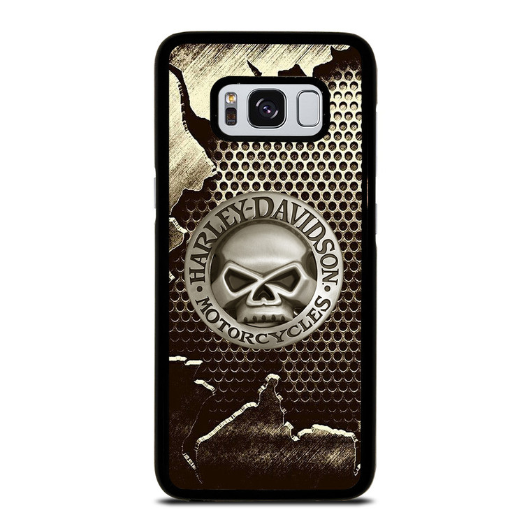 HARLEY DAVIDSON MOTORCYCLES METAL SKULL LOGO Samsung Galaxy S8 Case Cover