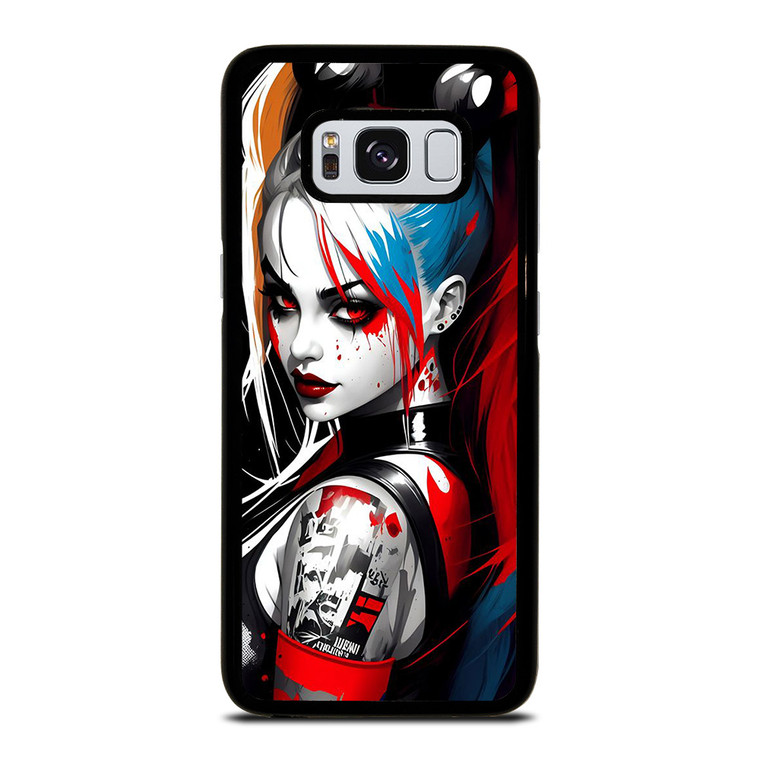 HARLEY QUINN DC ART Samsung Galaxy S8 Case Cover