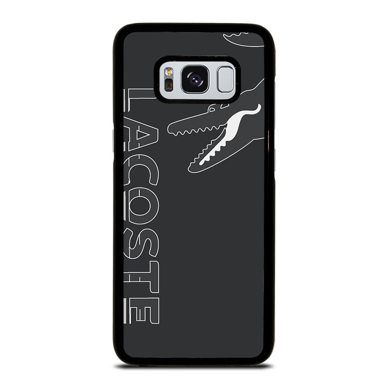 LACOSTE CROC LOGO GRAY ICON Samsung Galaxy S8 Case Cover