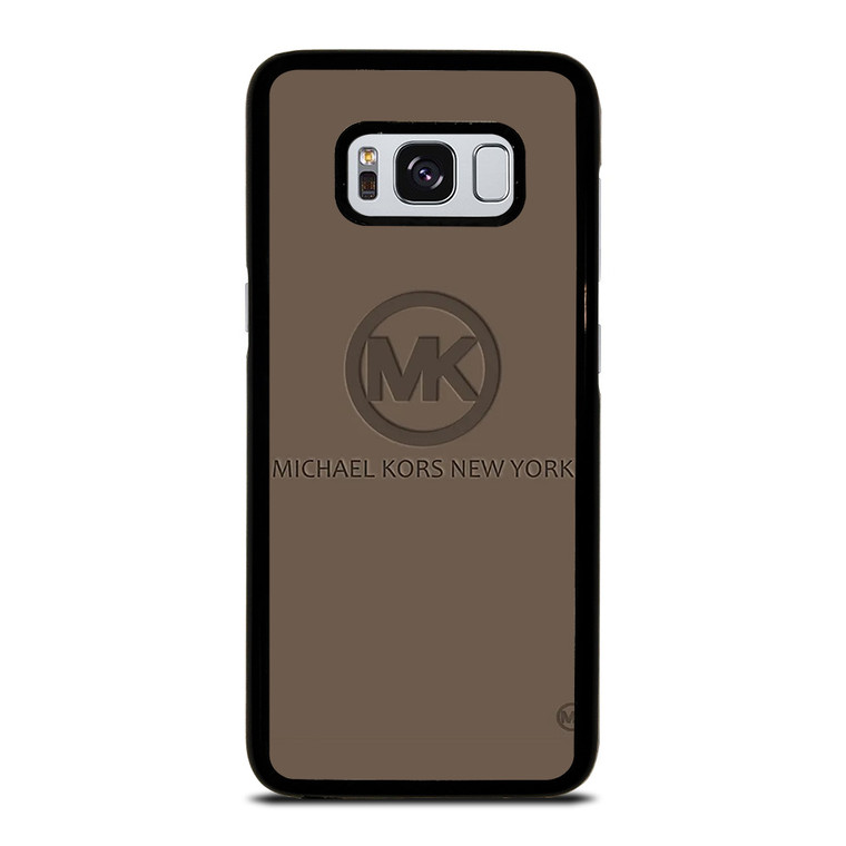 MICHAEL KORS NEW YORK LOGO BROWN Samsung Galaxy S8 Case Cover