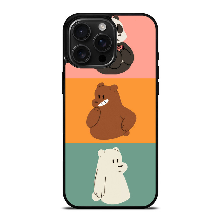 WE BARE BEARS 2 iPhone 16 Pro Max Case Cover