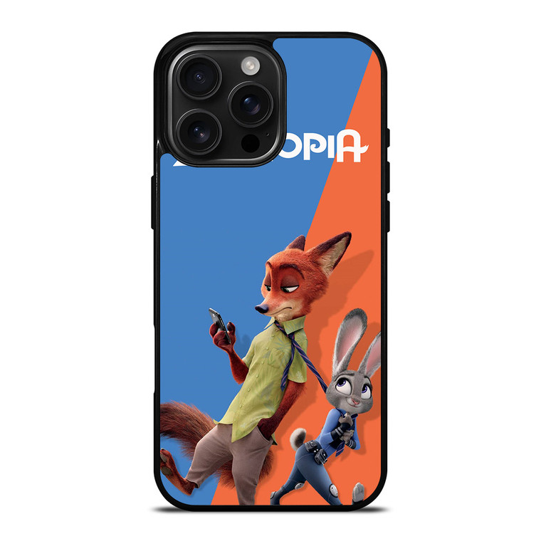 ZOOTOPIA NICK AND JUDY DISNEY iPhone 16 Pro Max Case Cover