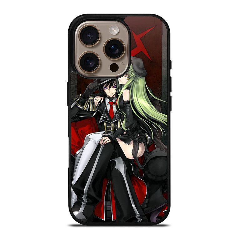 CODE GEASS LELOUCH CAMPEROUGE AND C.C ANIME MANGA iPhone 16 Pro Case Cover