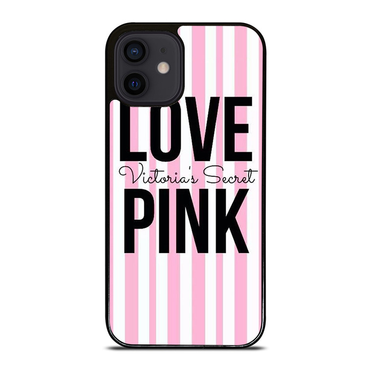 LOVE VICTORIA'S SECRET PINK LOGO iPhone 12 Mini Case Cover