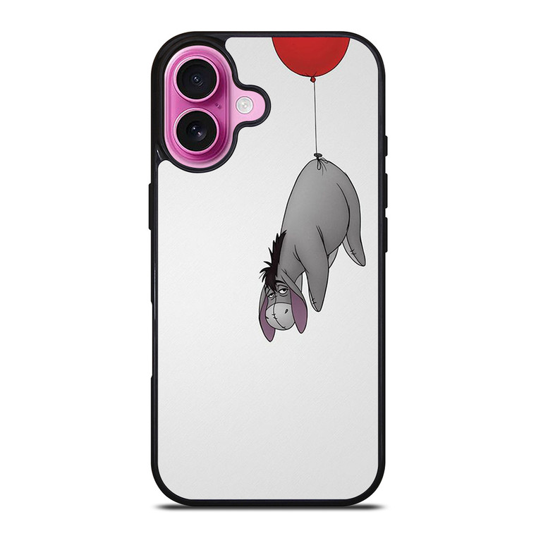 EEYOREE DONKEY BALLOON WINNIE THE POOH iPhone 16 Plus Case Cover