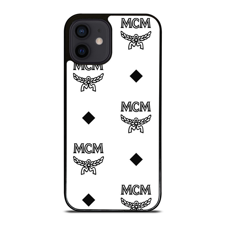 MCM WORLDWIDE LOGO WHITE iPhone 12 Mini Case Cover