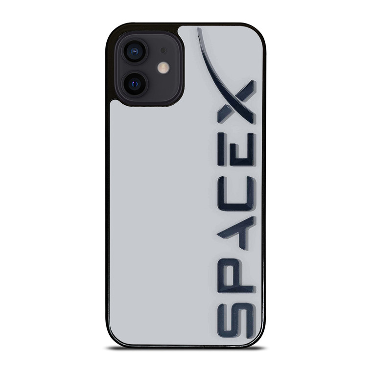 SPACE X LOGO GREY iPhone 12 Mini Case Cover