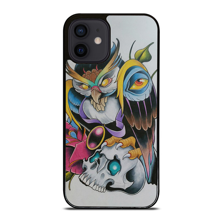 SUGAR SCHOOL OWL TATTOO iPhone 12 Mini Case Cover