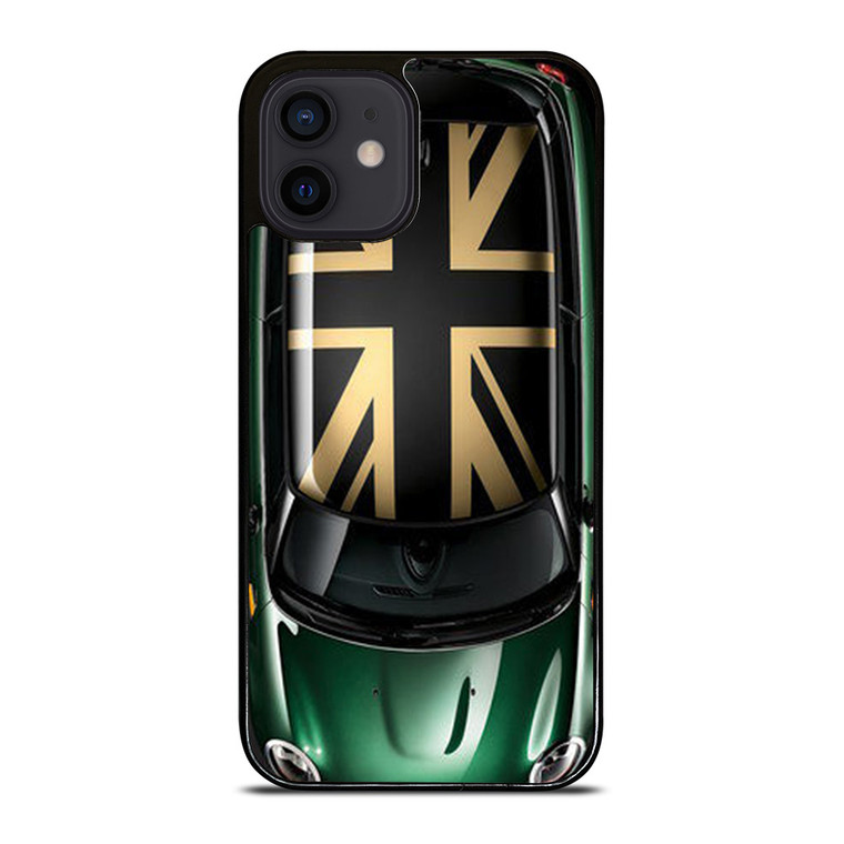 UNIONS JACK MINI COOPER GREEN iPhone 12 Mini Case Cover