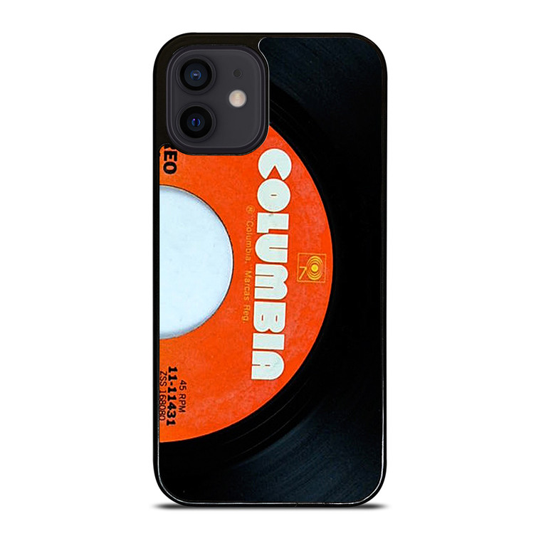 VINYL RECORD BLACK DISK iPhone 12 Mini Case Cover