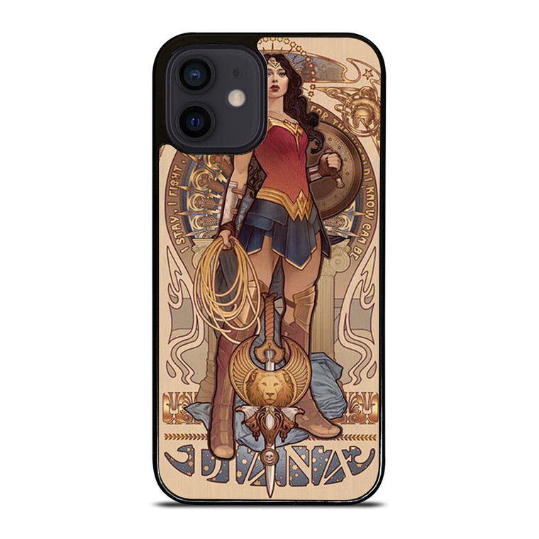 WONDER WOMAN DIANA ART iPhone 12 Mini Case Cover