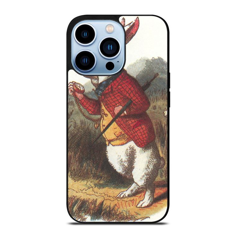 WHITE RABBIT ALICE IN WONDERLAND Disney iPhone 13 Pro Max Case Cover