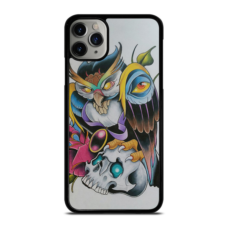 SUGAR SCHOOL OWL TATTOO iPhone 11 Pro Max Case Cover