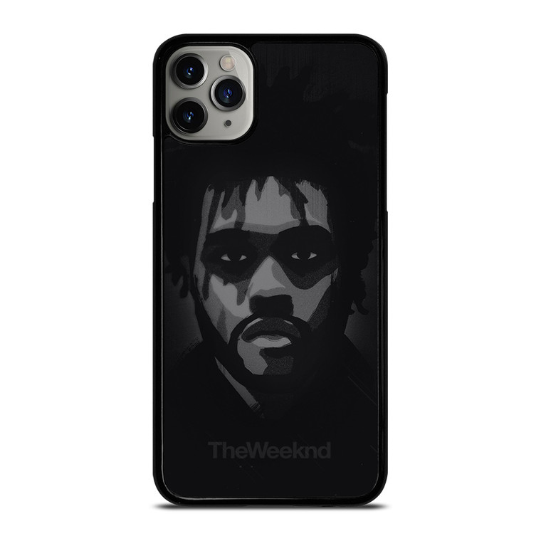THE WEEKND FACE WHITE BLACK iPhone 11 Pro Max Case Cover