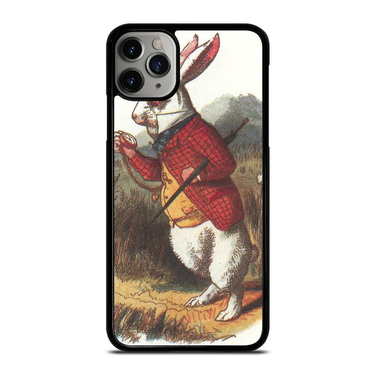 WHITE RABBIT ALICE IN WONDERLAND Disney iPhone 11 Pro Max Case Cover