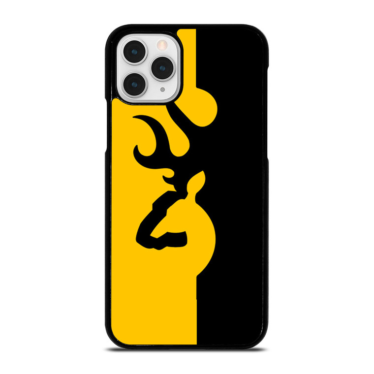 BROWNING LOGO BLACK YELLOW iPhone 11 Pro Case Cover