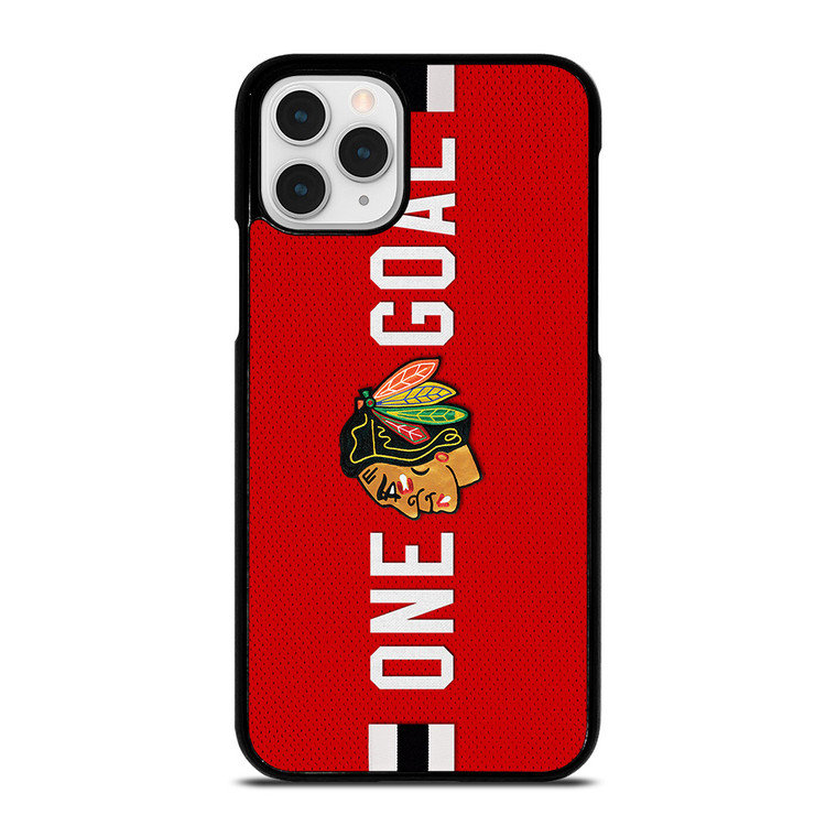 CHICAGO BLACKHAWKS ONE GOAL iPhone 11 Pro Case Cover