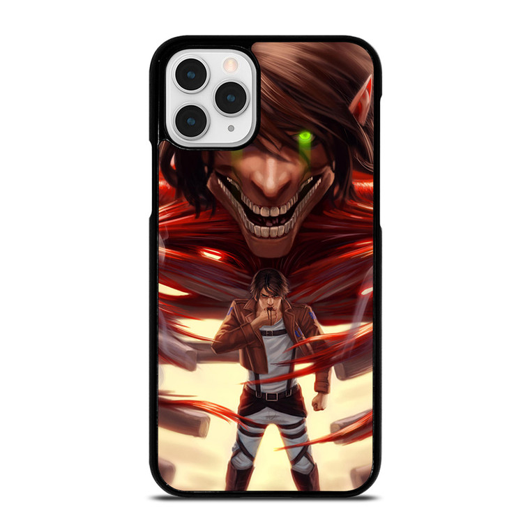 EREN YEAGER ANIME ATTACK ON TITAN iPhone 11 Pro Case Cover