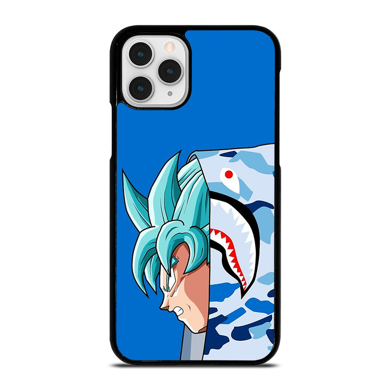 SON GOKU BAPE DRAGON BALL SAIYAN BLUE iPhone 11 Pro Case Cover