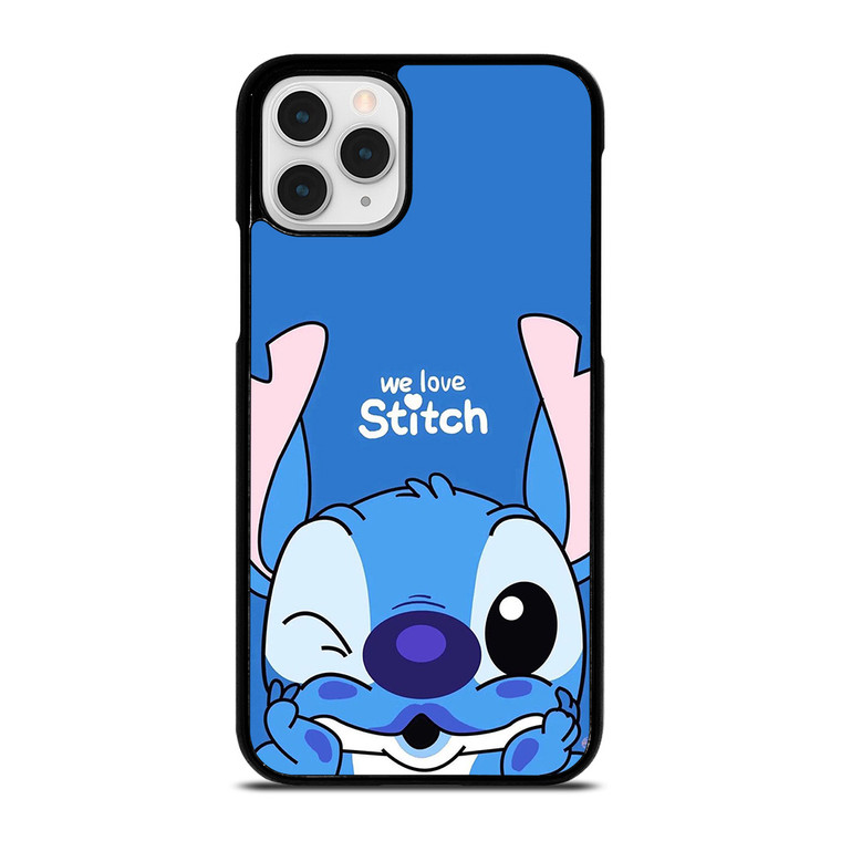 WE LOVE STITCH AND LILO CARTOON iPhone 11 Pro Case Cover