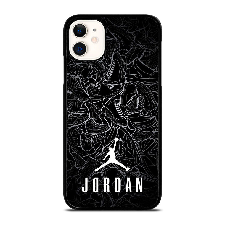AIR JORDAN SHOES COLLAGE LOGO iPhone 11 Case Cover