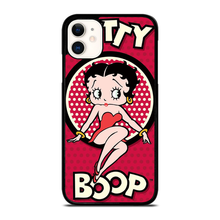 BETTY BOOP CARTOON POLKADOT iPhone 11 Case Cover