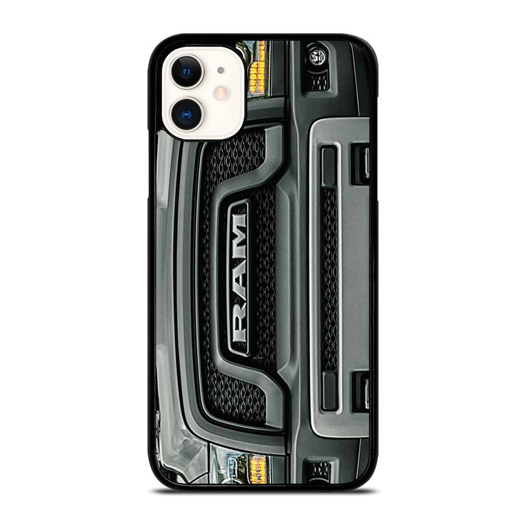 DODGE RAM TRUCK EMBLEM BLACK iPhone 11 Case Cover