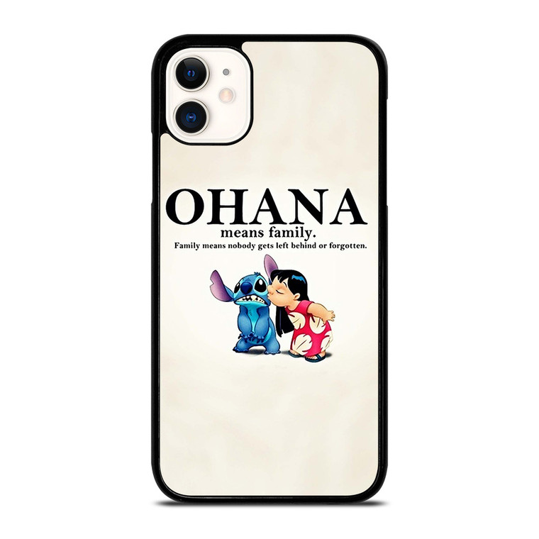 LILO AND STITCH OHANA FAMILY Disney iPhone 11 Case Cover