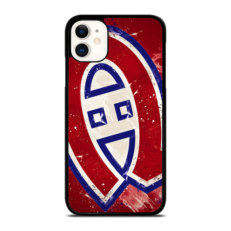 MONTREAL CANADIENS NHL SPLASH LOGO iPhone 11 Case Cover