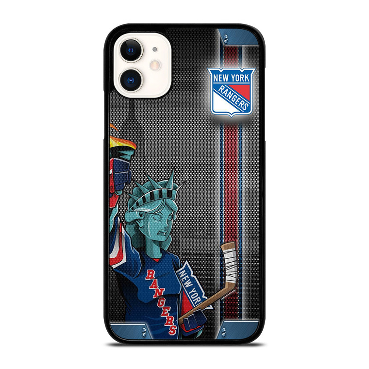 NEW YORK RANGERS NHL LIBERTY STATUE iPhone 11 Case Cover