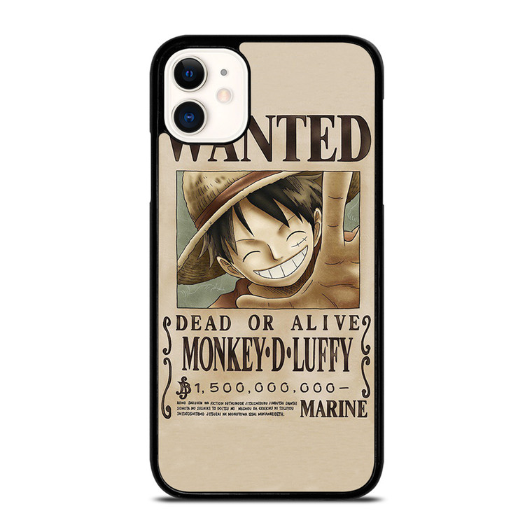 ONE PIECE MONKEY D LUFFY WANTED iPhone 11 Case Cover