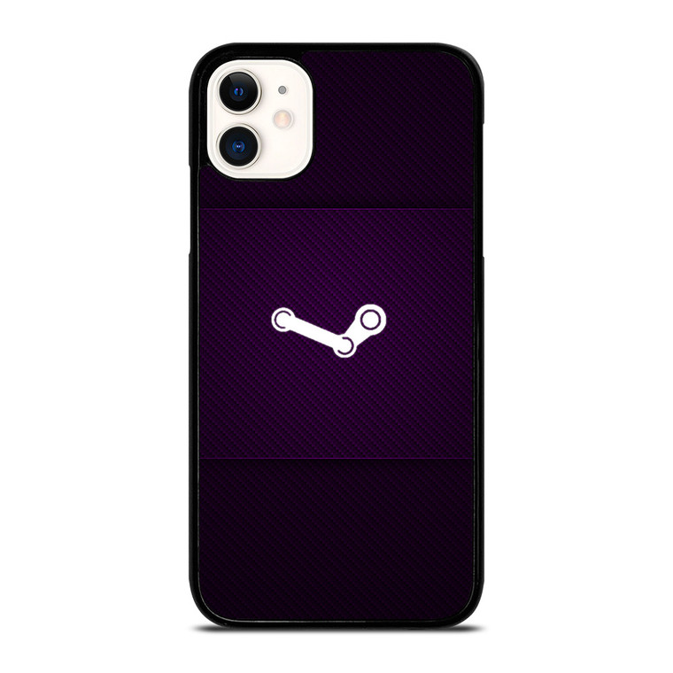 STEAM GAME PURPLE ICON iPhone 11 Case Cover