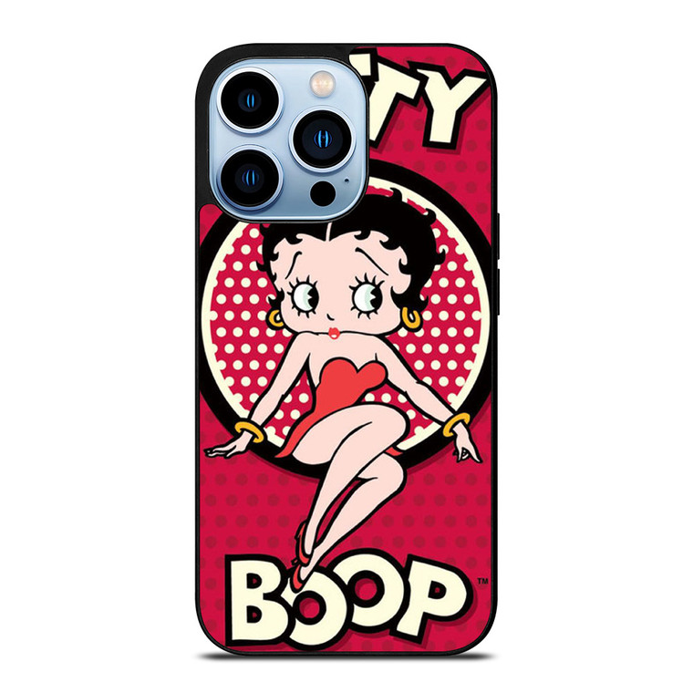 BETTY BOOP CARTOON POLKADOT iPhone 13 Pro Max Case Cover