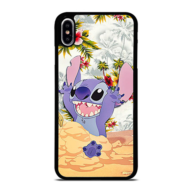 DISNEY LILO & STITCH VINTAGE FLORAL iPhone XS Max Case Cover