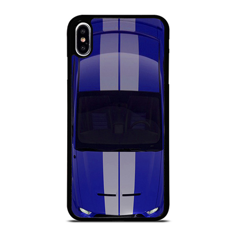 FORD MUSTANG SHELBY BLUE iPhone XS Max Case Cover