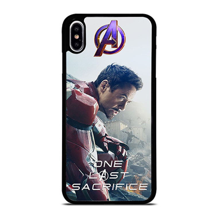 IRON MAN AVENGERS ENDGAME SACRIFICE iPhone XS Max Case Cover