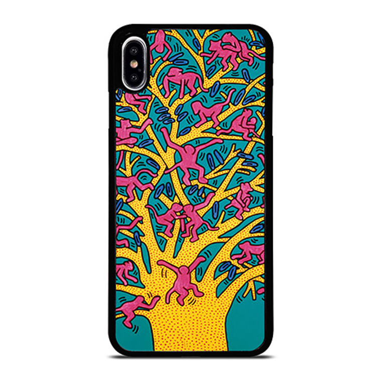 KEITH HARING COLOR FULL TREE iPhone XS Max Case Cover