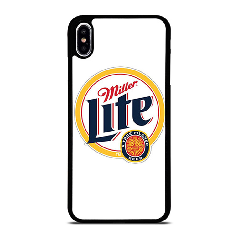 MILLER LITE TRUE PILSNER BEER LOGO iPhone XS Max Case Cover