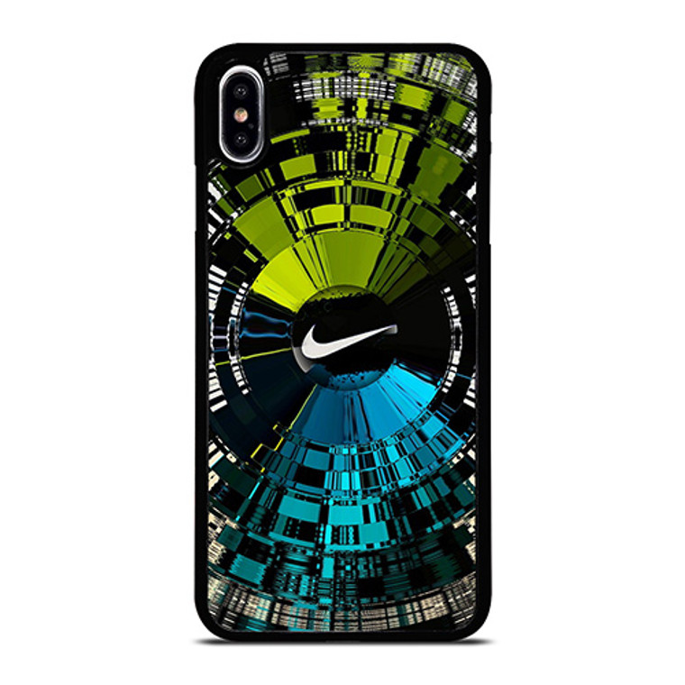 NIKE GLASS CIRCLE LOGO iPhone XS Max Case Cover