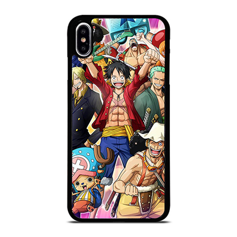 ONE PIECE CHARACTER STRAW HATS iPhone XS Max Case Cover