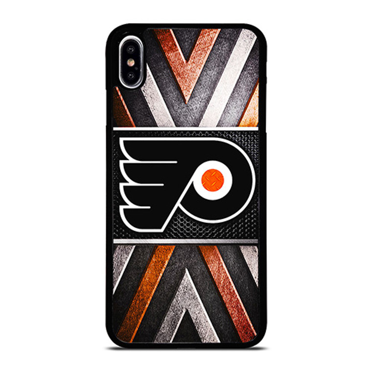 PHILADELPIA FLYERS METAL LOGO iPhone XS Max Case Cover