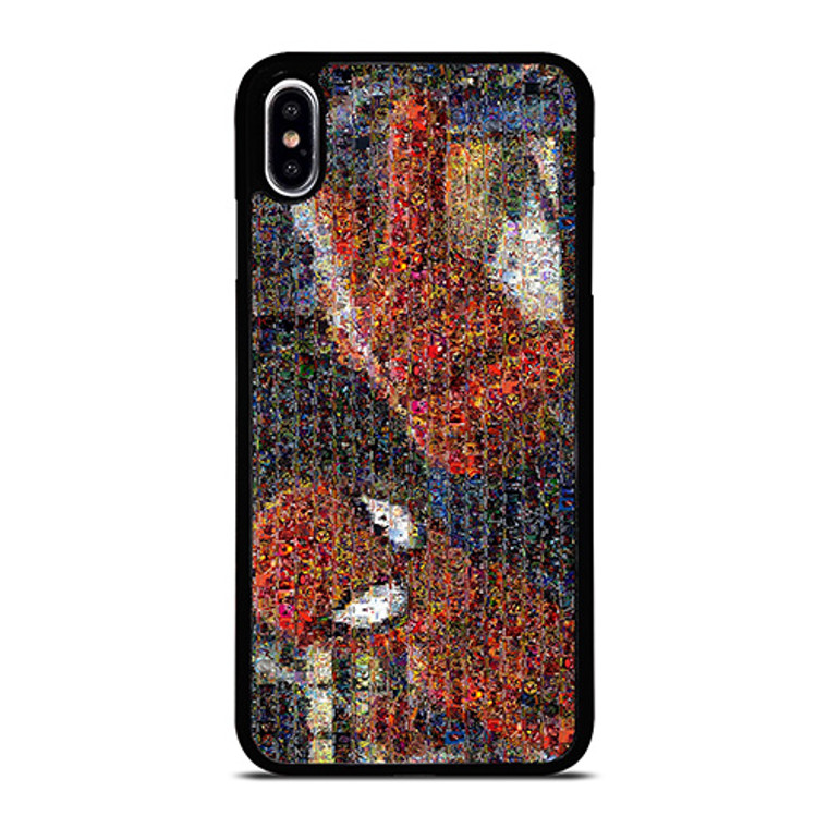 SPIDERMAN ART COLLAGE iPhone XS Max Case Cover
