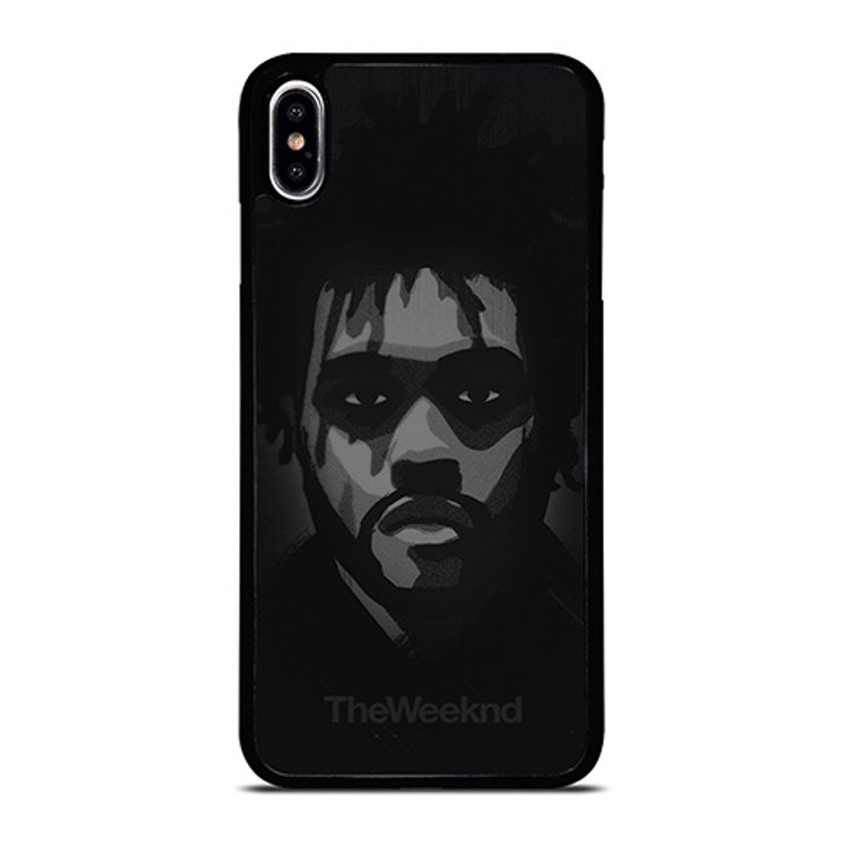 THE WEEKND FACE WHITE BLACK iPhone XS Max Case Cover