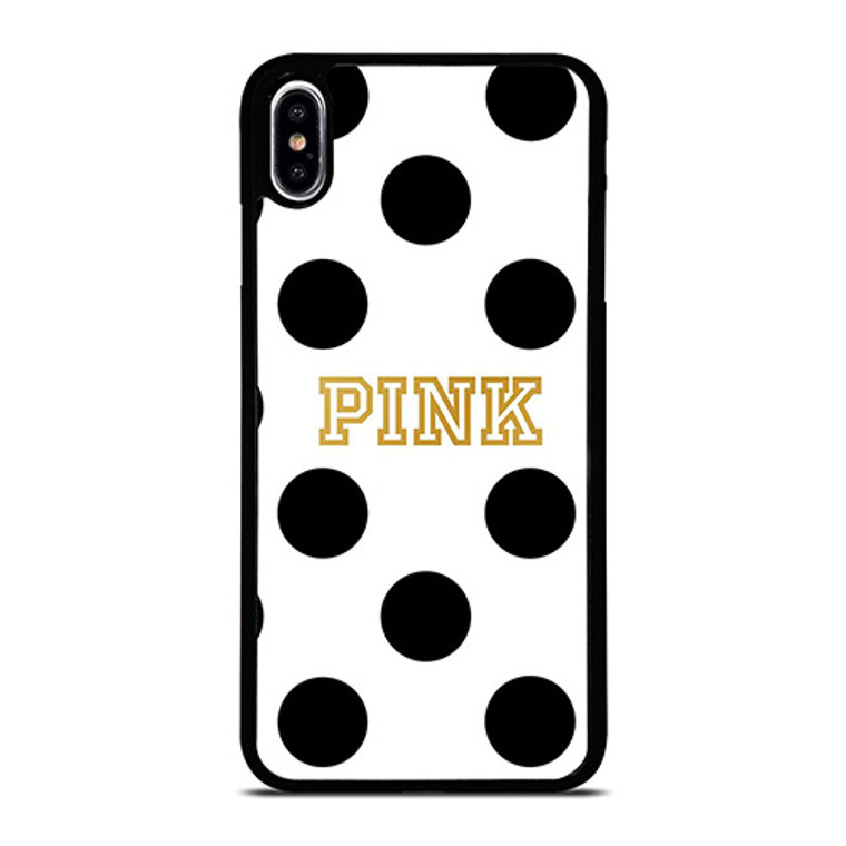 VICTORIA S SECRET PINK POLKADOTS iPhone XS Max Case Cover